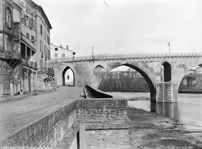 Pont sur le Tarn : détail d'une arcade