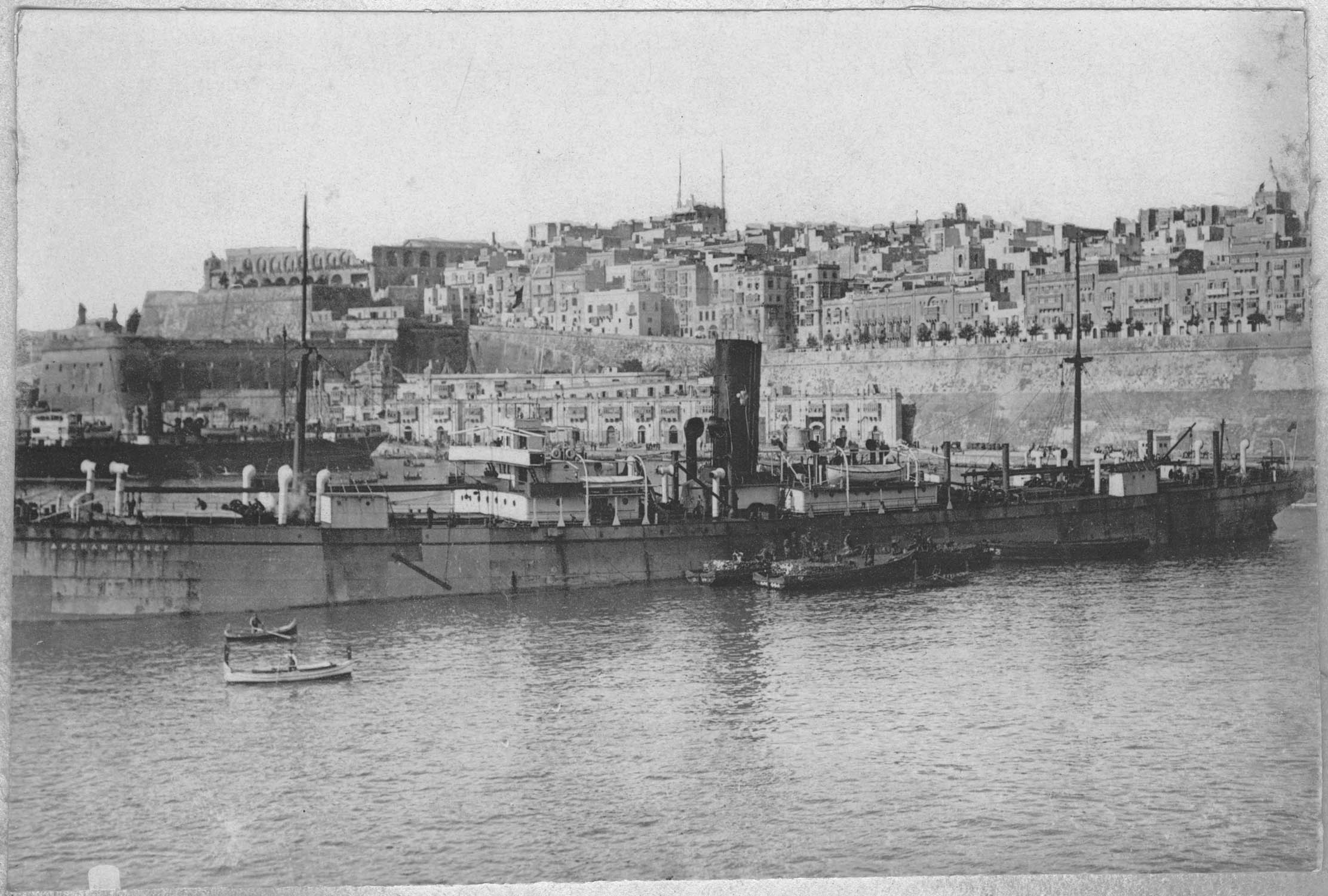 Malte ; [Le port de La Valette]