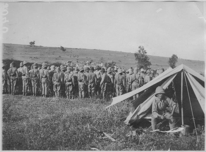 Camp de Hortiak : Le campement du 54ème et du 56ème colonial (26-27 juin 1916). Le rapport