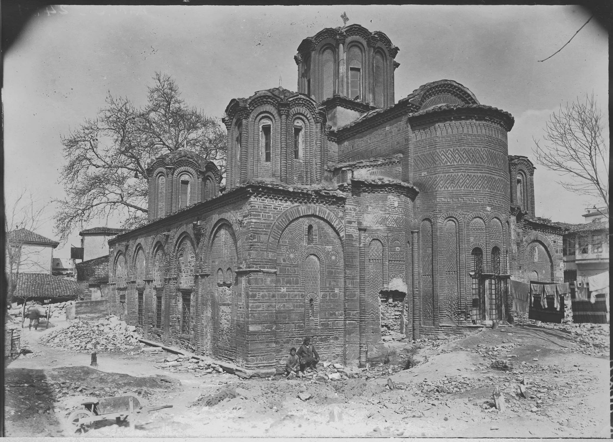 Salonique. L'église des Douze-Apôtres. L'abside ; [Église des Saints-Apôtres]