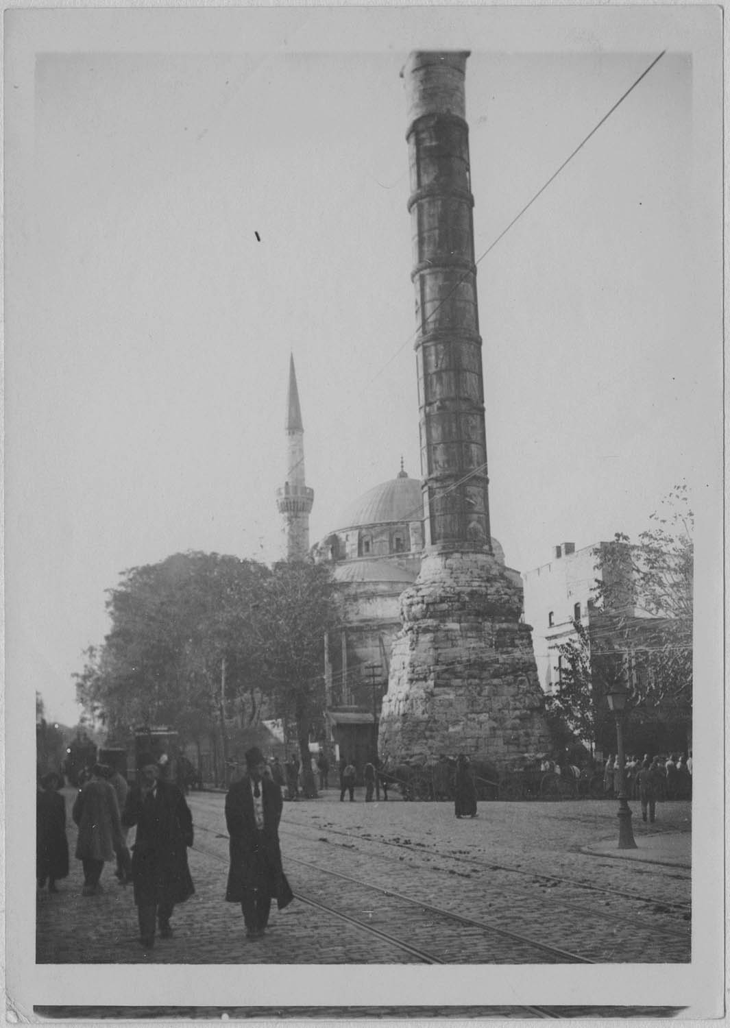 Constantinople. La colonne brûlée