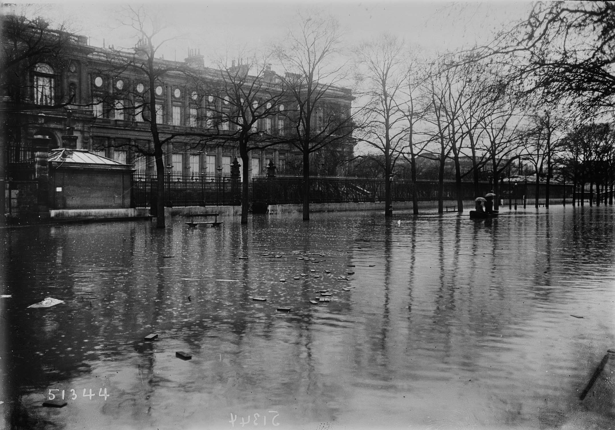 Quai inondé