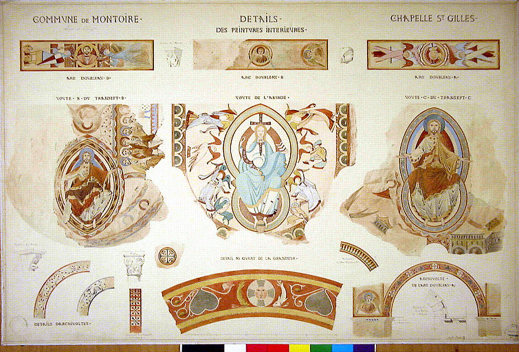 Christs des absides centrale et latérales