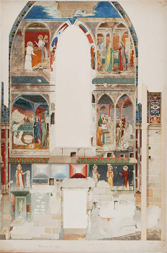 La visitation, la présentation au Temple et saints personnages