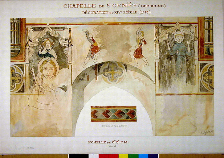 Saint Christophe et saint François d'Assise