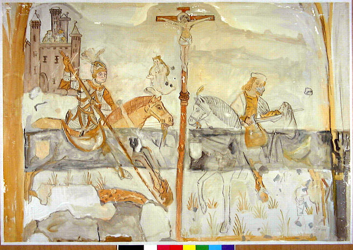 La légende de saint Georges et la charité de saint Martin