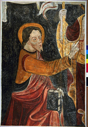 Les trois saints Thomas, détail, l'incrédulité de l'apôtre saint Thomas