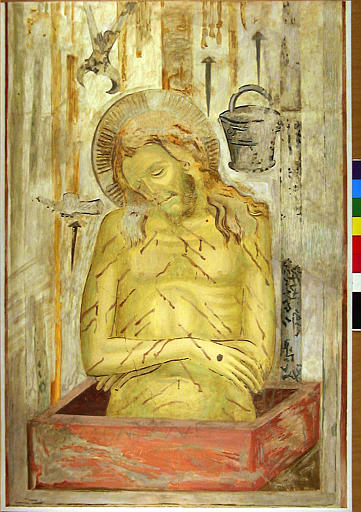 Tombeau de Bernard de Farges, partie inférieure, le Christ de douleur