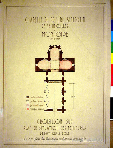 Plan de situation des peintures