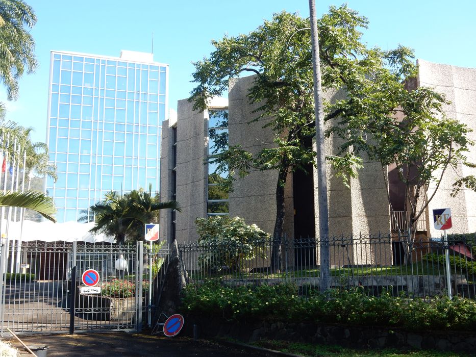 vue partielle des façades