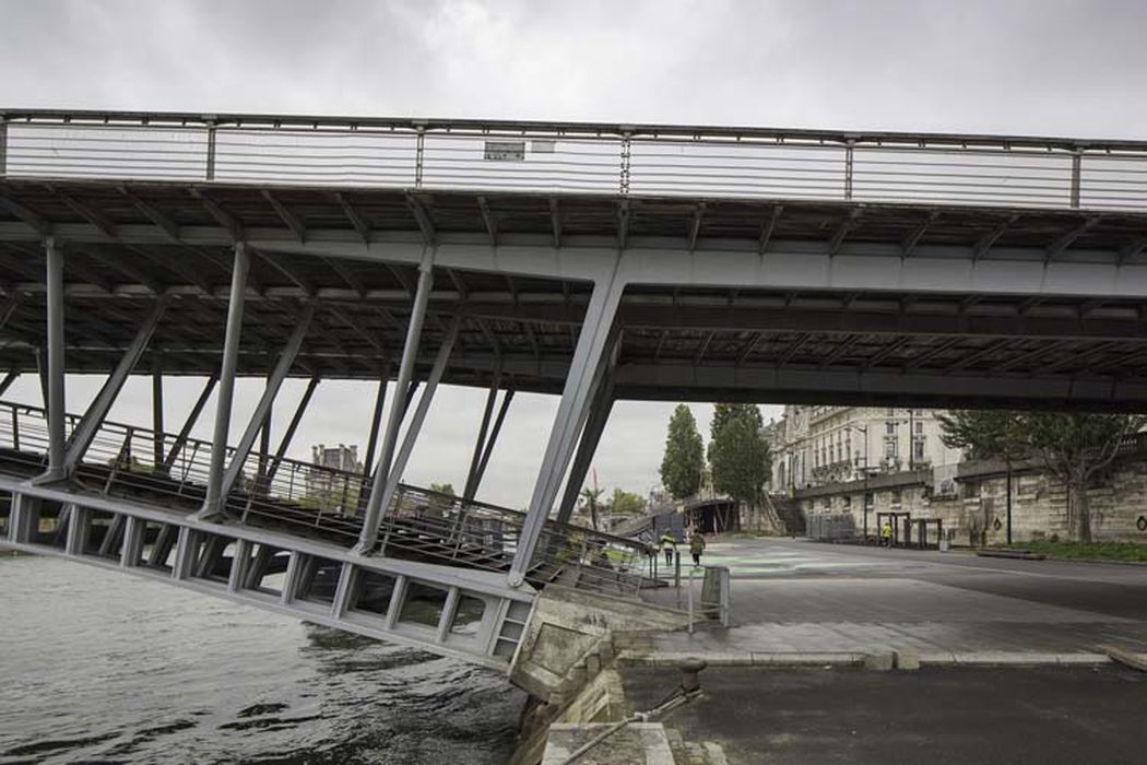 vue partielle de la passerelle