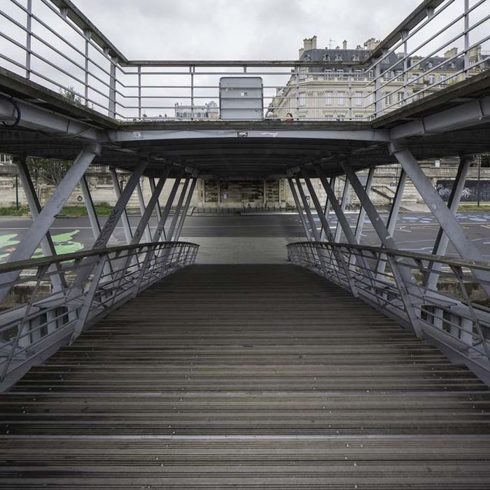 vue partielle de la passerelle