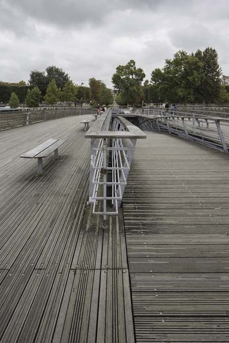 vue partielle de la passerelle