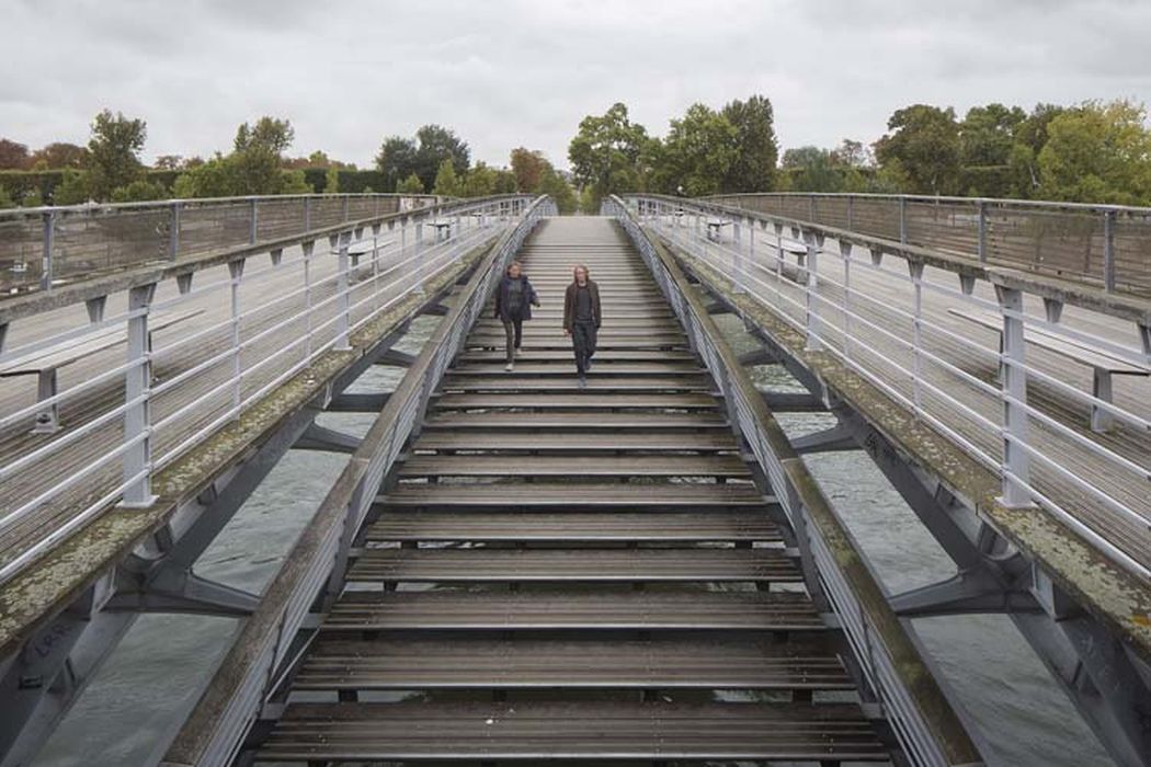 vue partielle de la passerelle