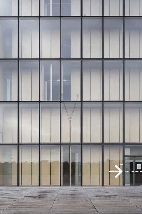 détail d’une façade d’une des tours