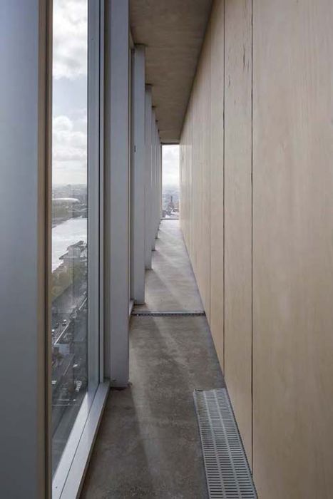 détail de l’aménagement intérieur d’une des tours