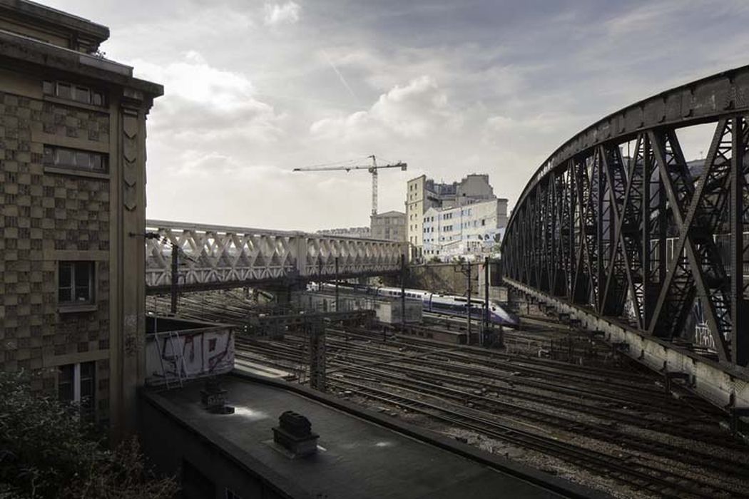 vue générale de la passerelle dans son environnement