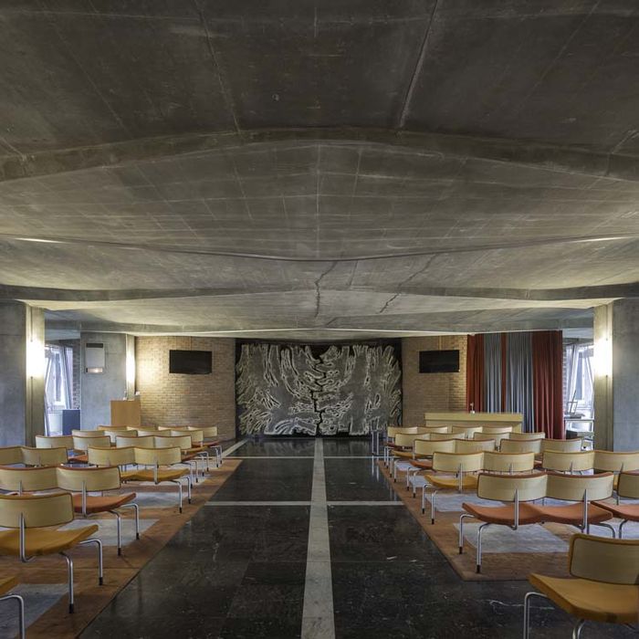 salle du crématorium