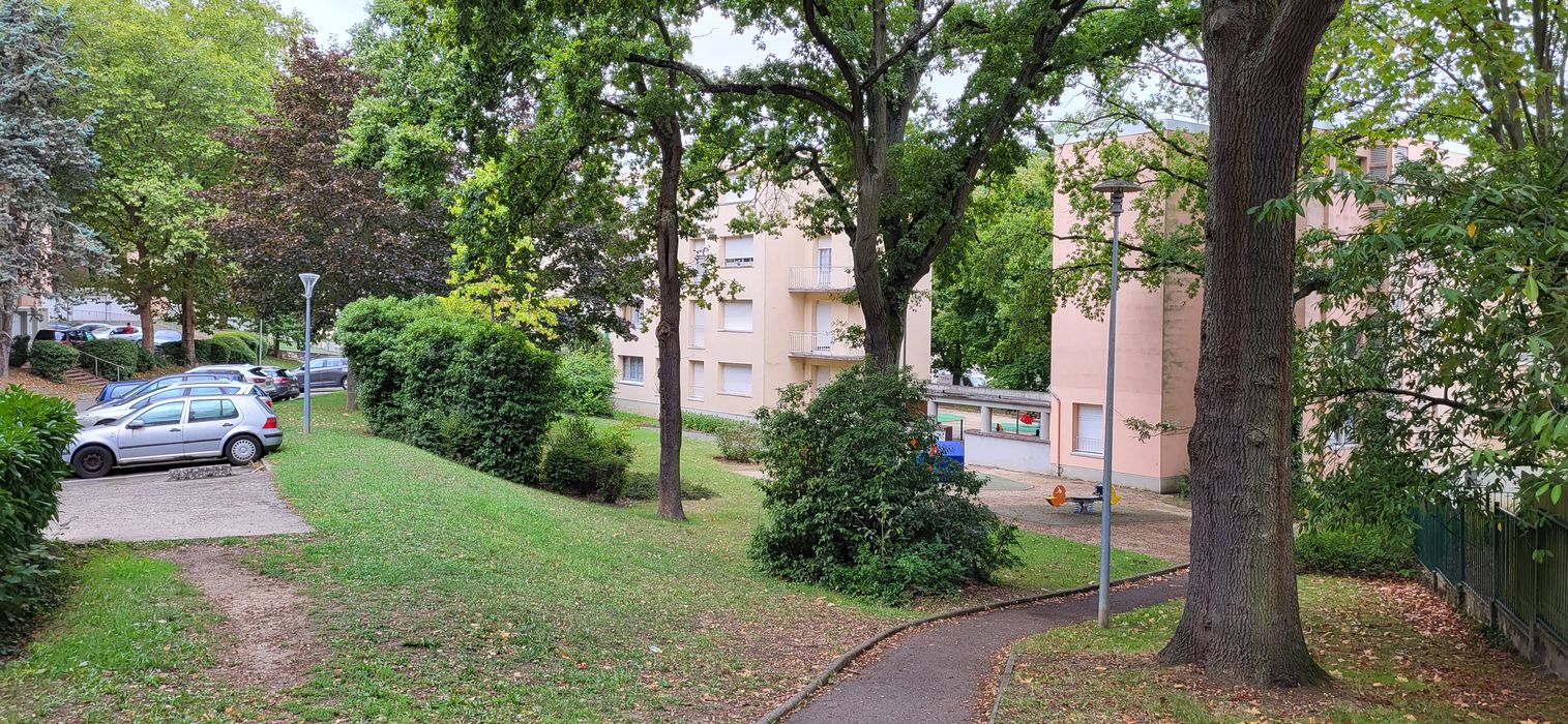 ensemble parc et immeubles