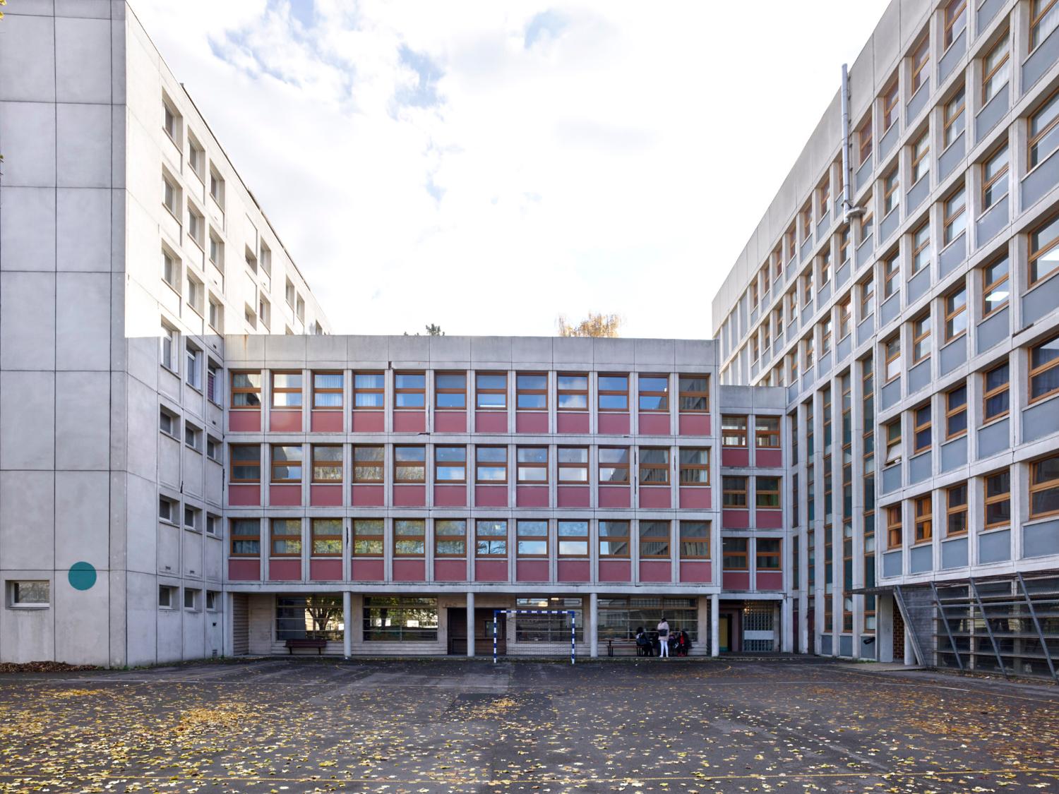 ensemble de bâtiment côté nord