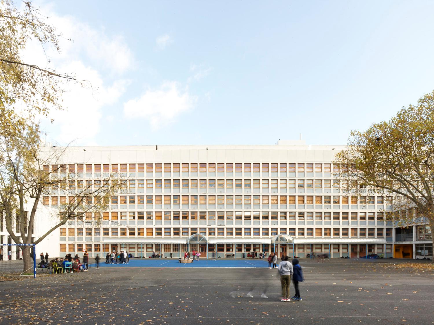 cour intérieur, façade est
