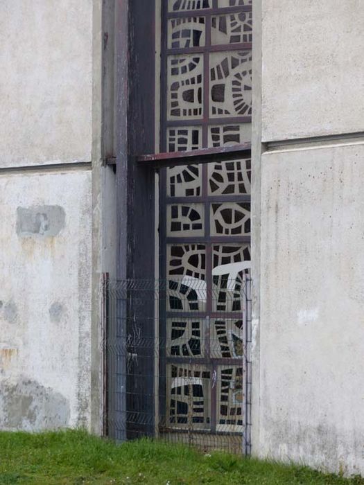 façade latérale, détail