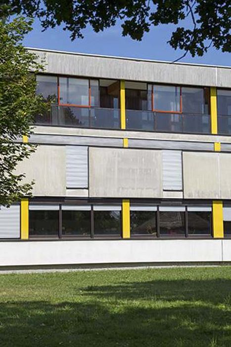 vue partielle d’un des bâtiments