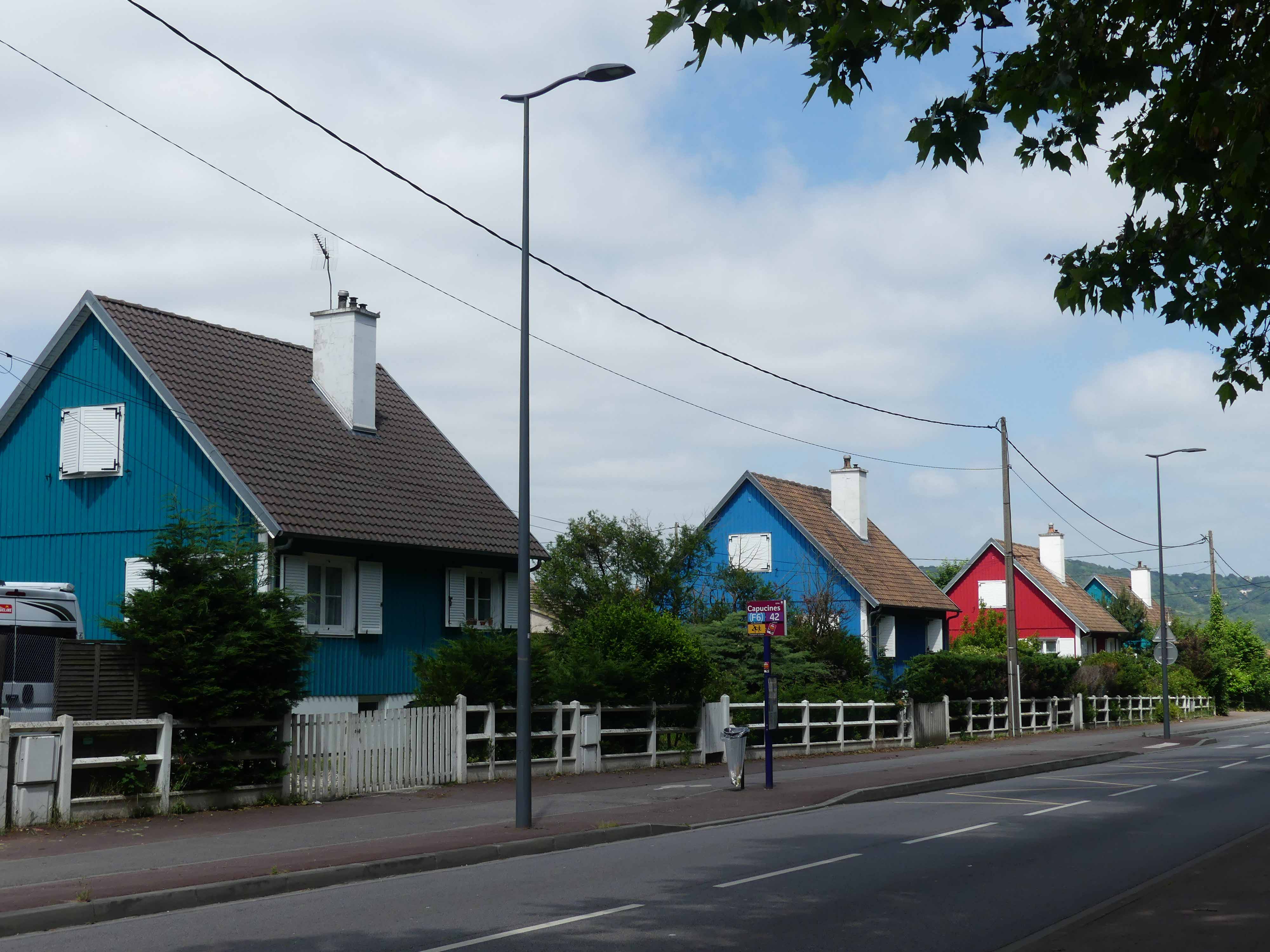 Saint-Étienne-du-Rouvray-maisons suédoises-cité des Familles