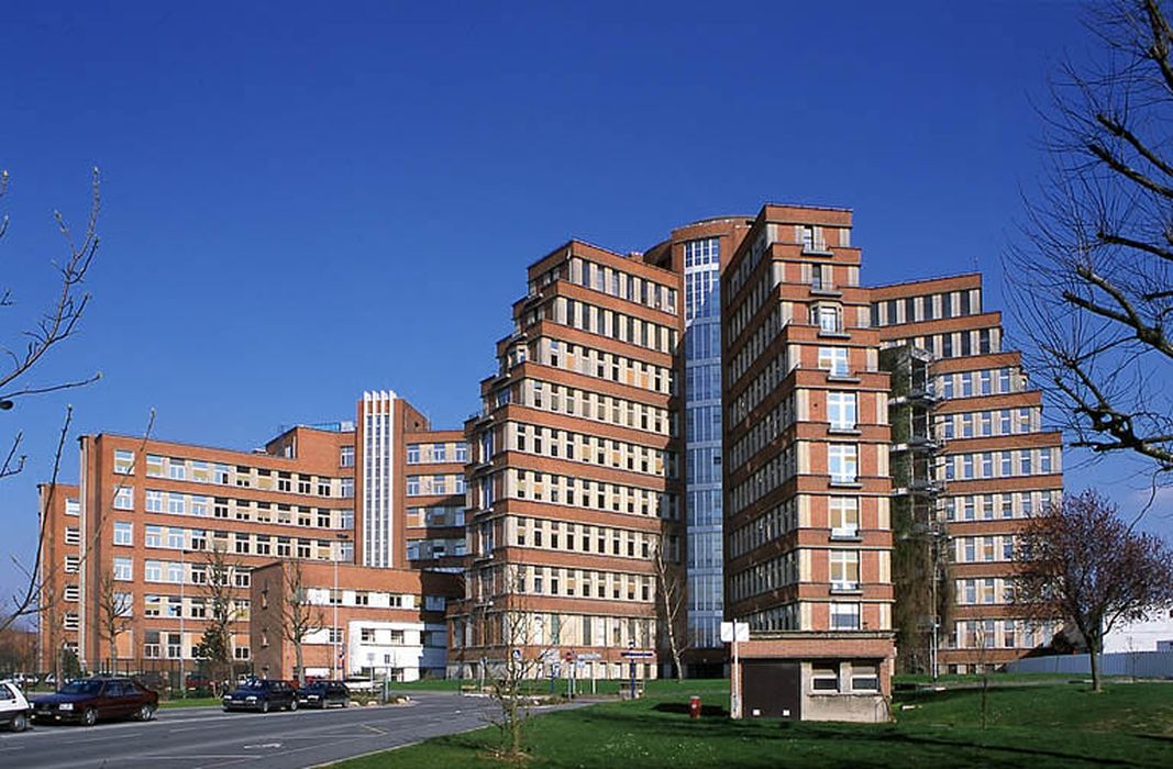 vue générale de l’ensemble des bâtiments