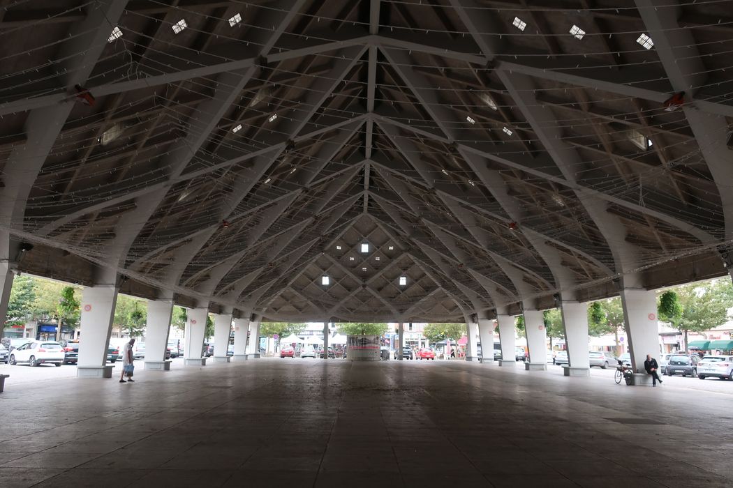 vue intérieure des halles