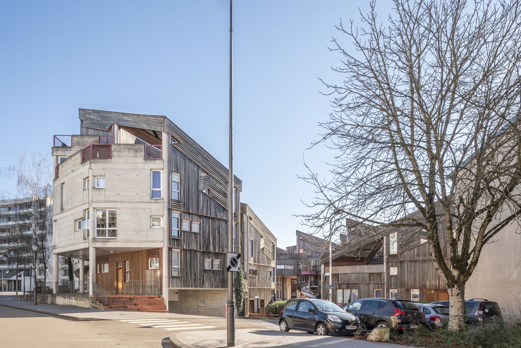 ensemble nord, vue depuis l'intersection de la rue Gambetta et de la rue l'Etanche