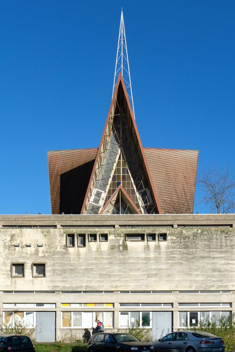 façade sud, vue partielle