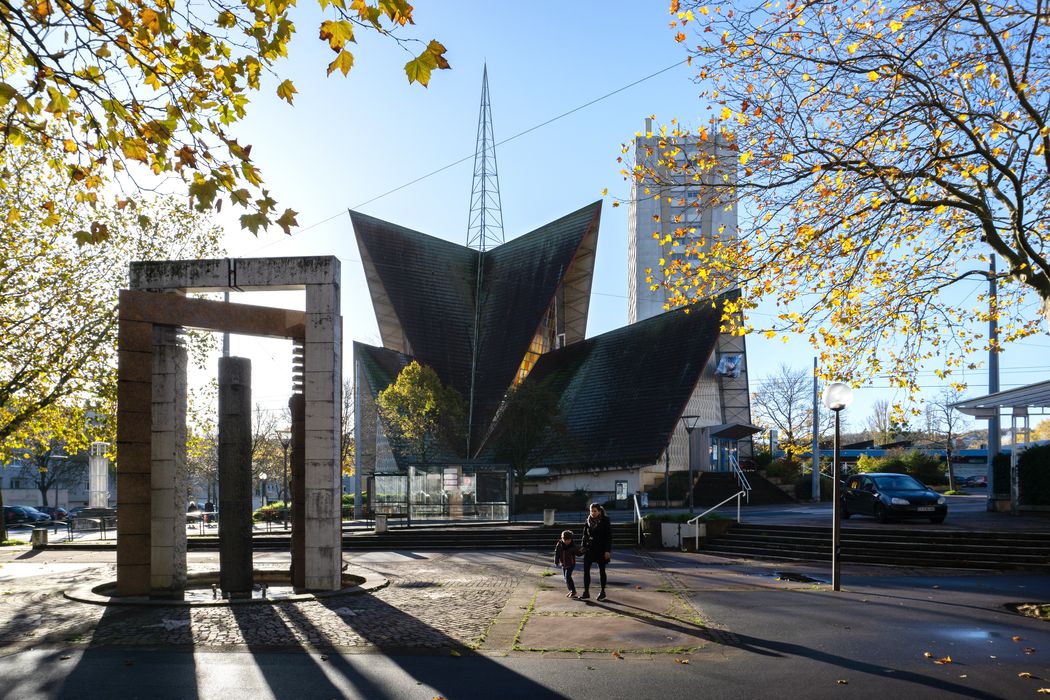 ensemble nord-ouest, vu depuis la place de l'Europe