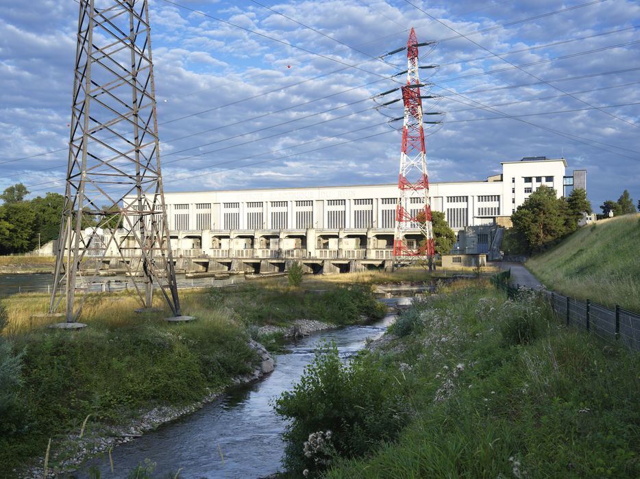 barrage, façade nord