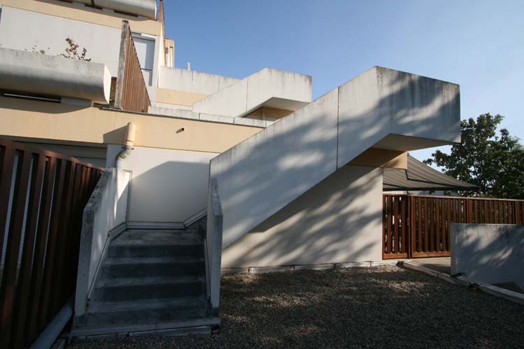 détail d’un escalier extérieur