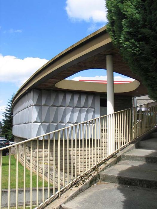 façade postérieure, vue partielle