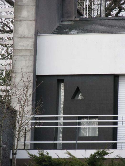 façade antérieure, vue partielle