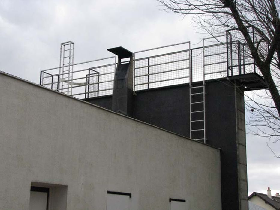 mur pignon, vue partielle