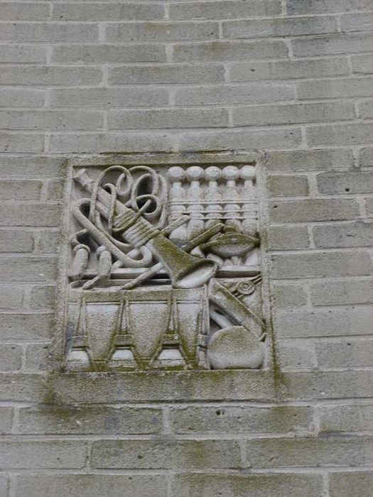 bains-douches, détail d’un bas-relief non localisé