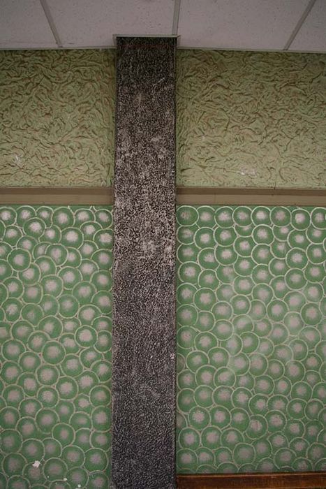 détail du décor mural intérieur