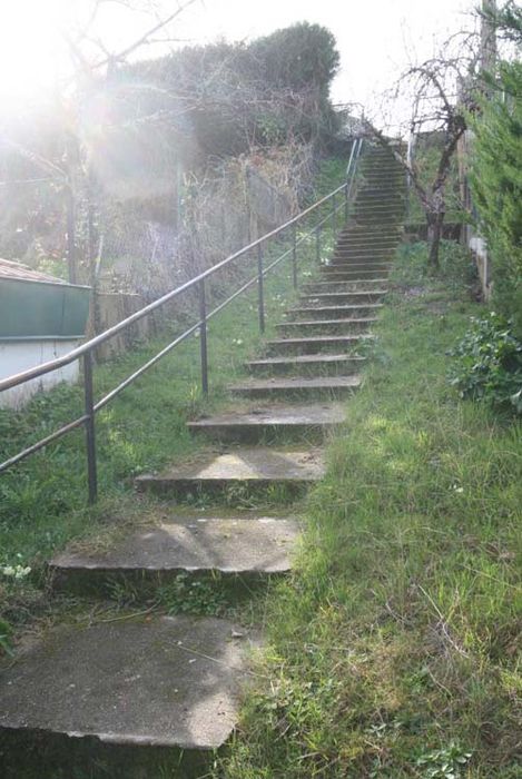 détail d’un escalier extérieur