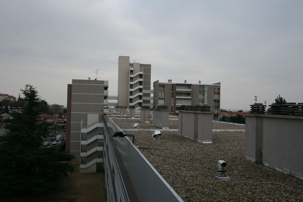 ensemble nord, vue en hauteur depuis le sud