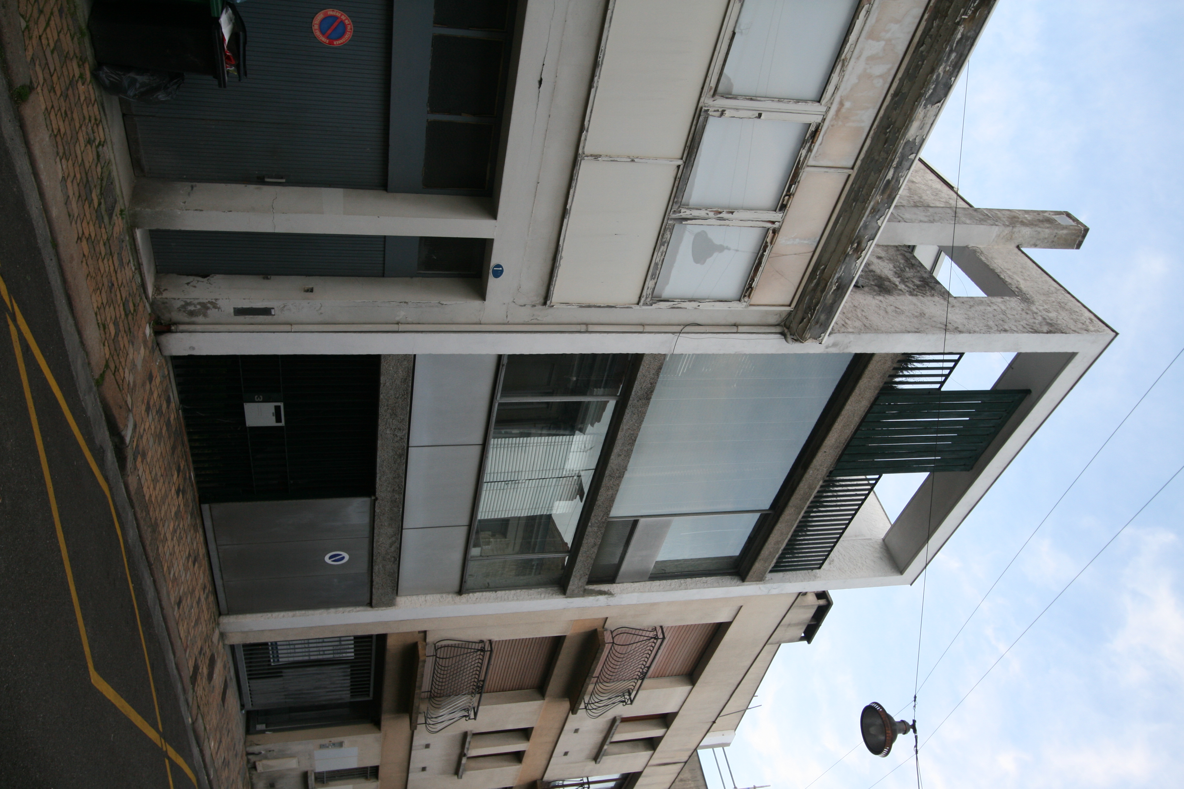 Bordeaux-maison Yves Salier-rue de Lyon-façade sur rue-6
