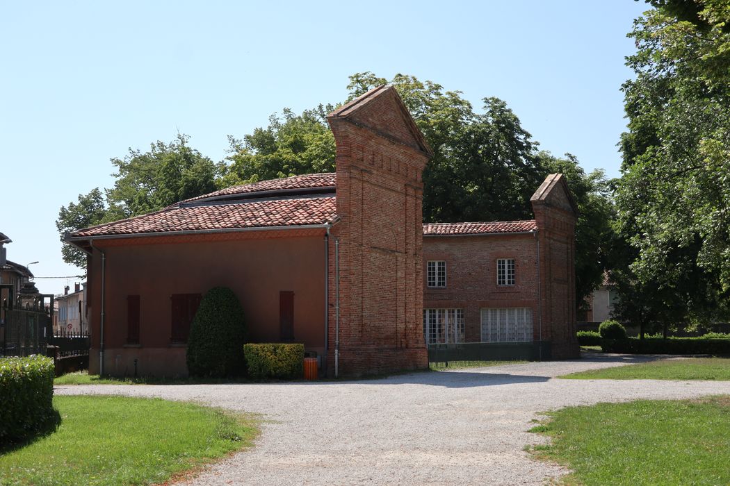 façade ouest côté jardin