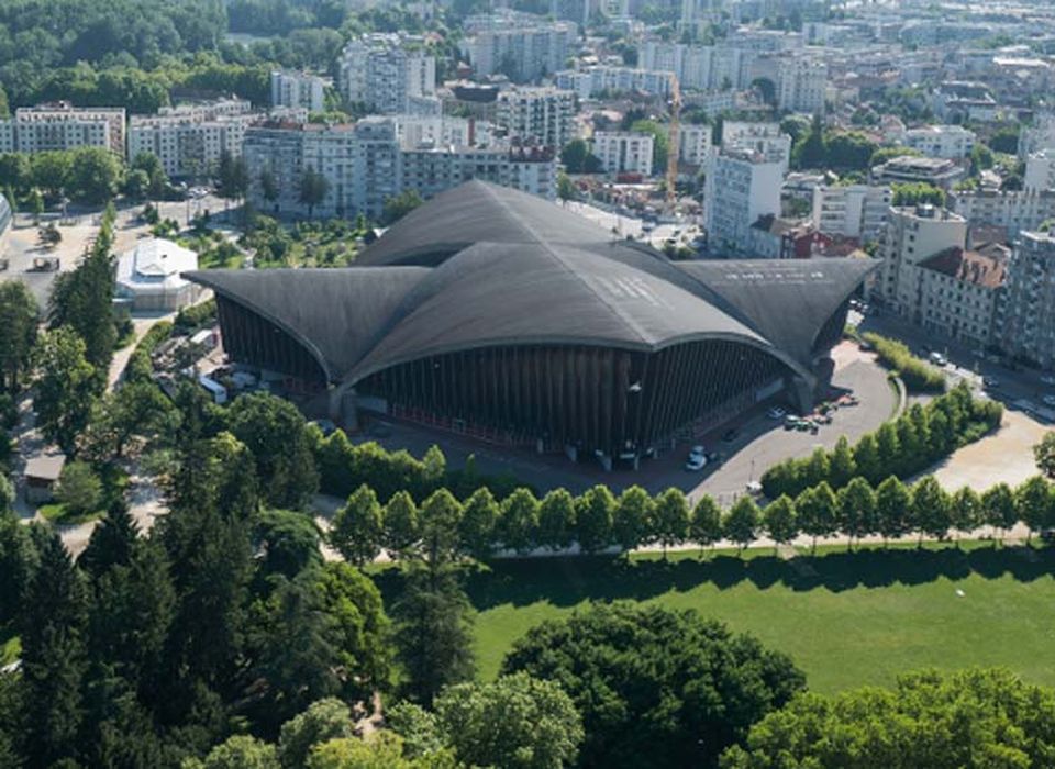 vue aérienne  du bâtiment