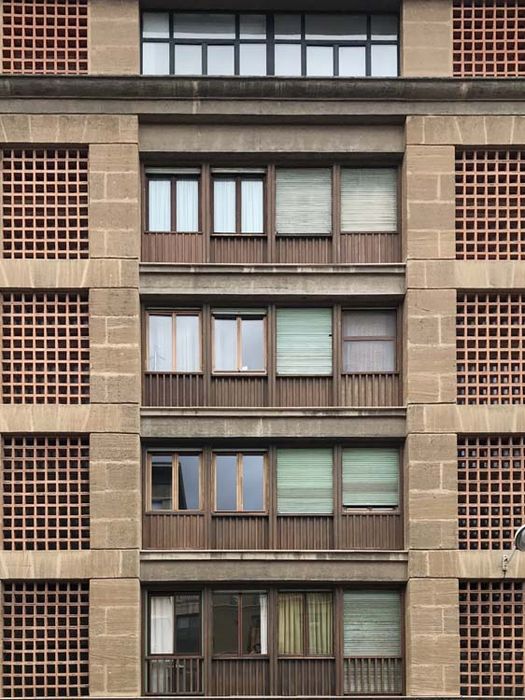 façade nord, vue partielle
