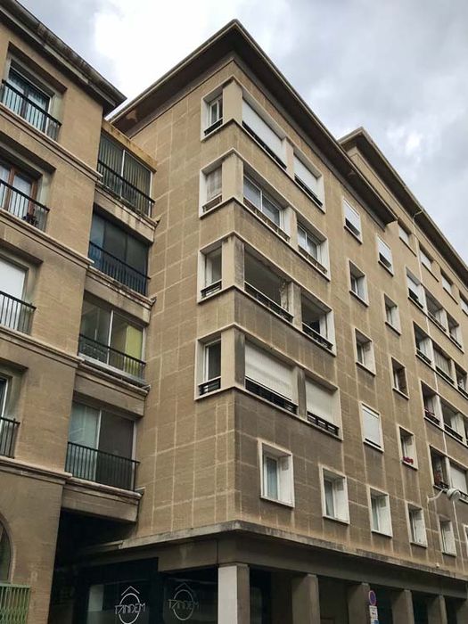 perspective des façades nord sur rue