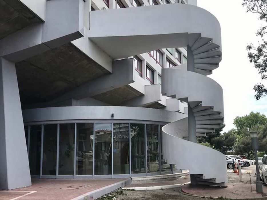 escalier secondaire extérieur