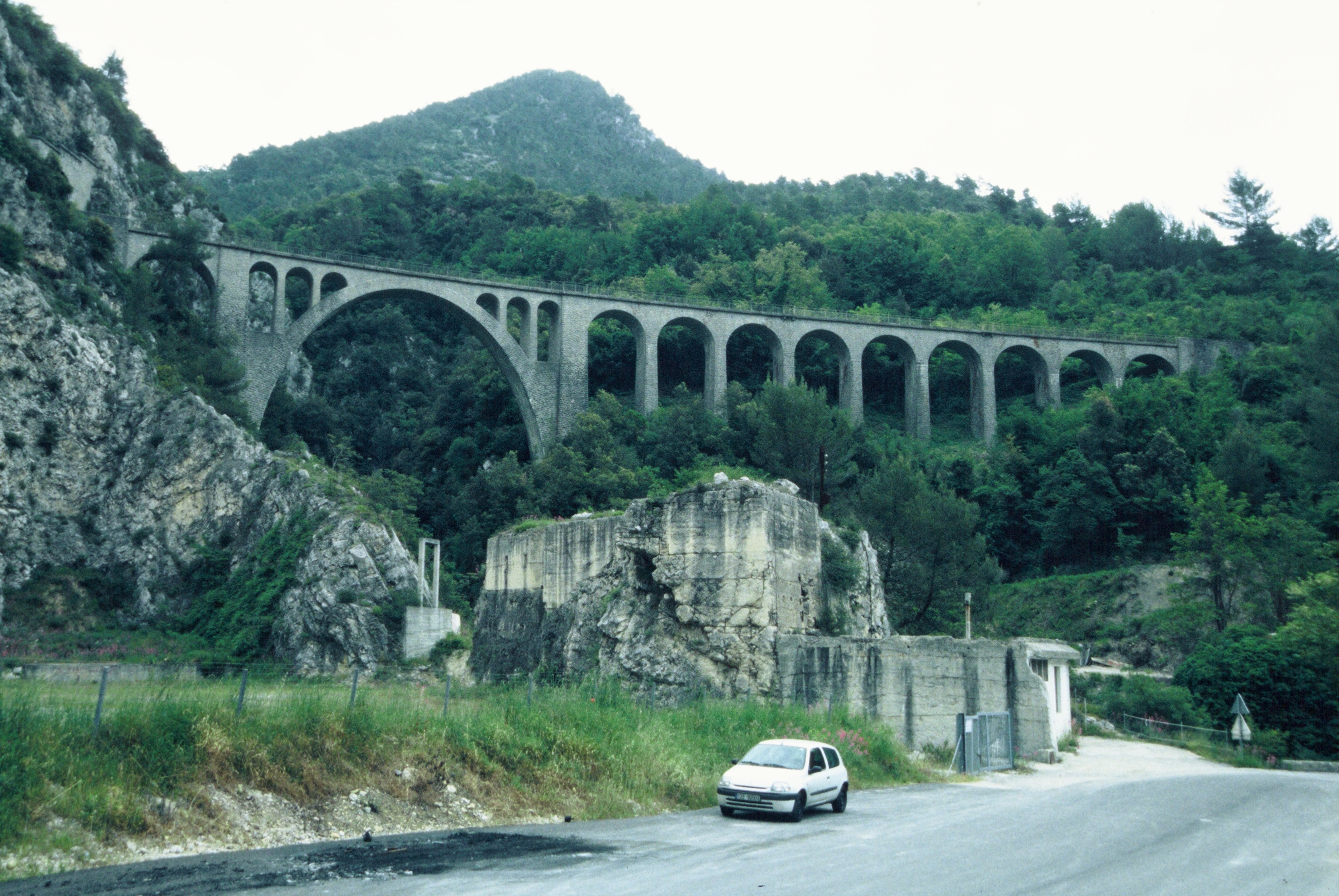 06-Peille, Viaduc d'Erbossiera