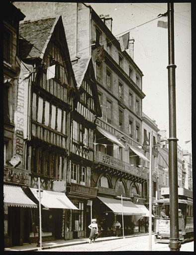 Façades sur rue, commerces